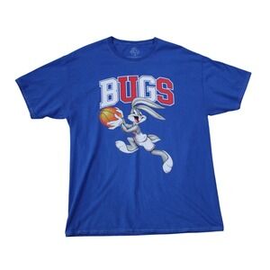 Space Jam Bugs‎ Bunny Basketball Graphic T-Shirt Large